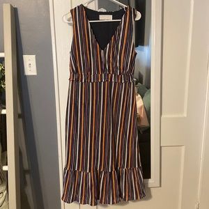 Superfoxx rainbow polyester dress